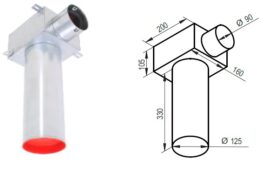 Distribučný box KLO-1x90/125-OC izolovaný