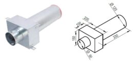 Distribučný box KLO-1x90/P-125-OC izolovaný